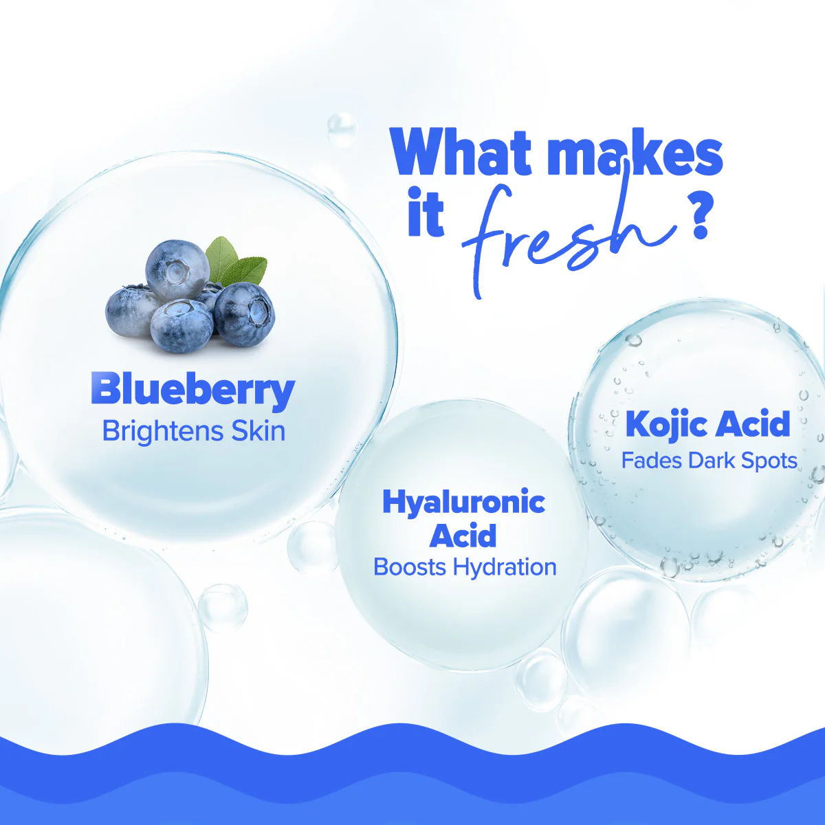 Bright+ Hydra Gel Moisturizer with Blueberry & Kojic Acid - 200 g - Image 4