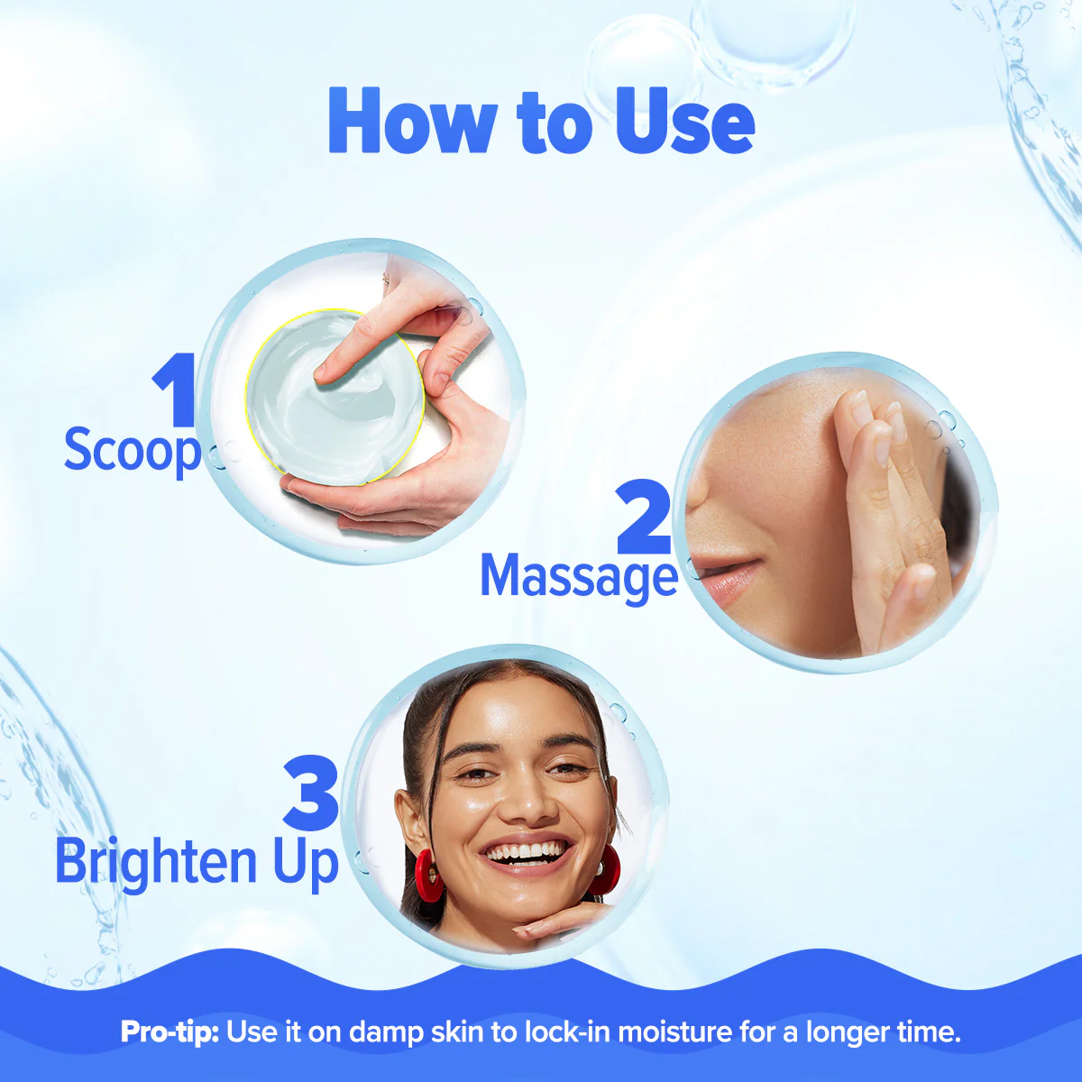 Bright+ Hydra Gel Moisturizer with Blueberry & Kojic Acid - 200 g - Image 5