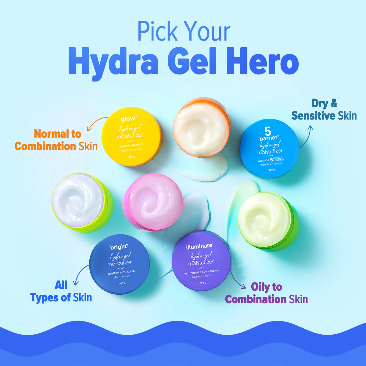 Bright+ Hydra Gel Moisturizer with Blueberry & Kojic Acid - 200 g - Image 8