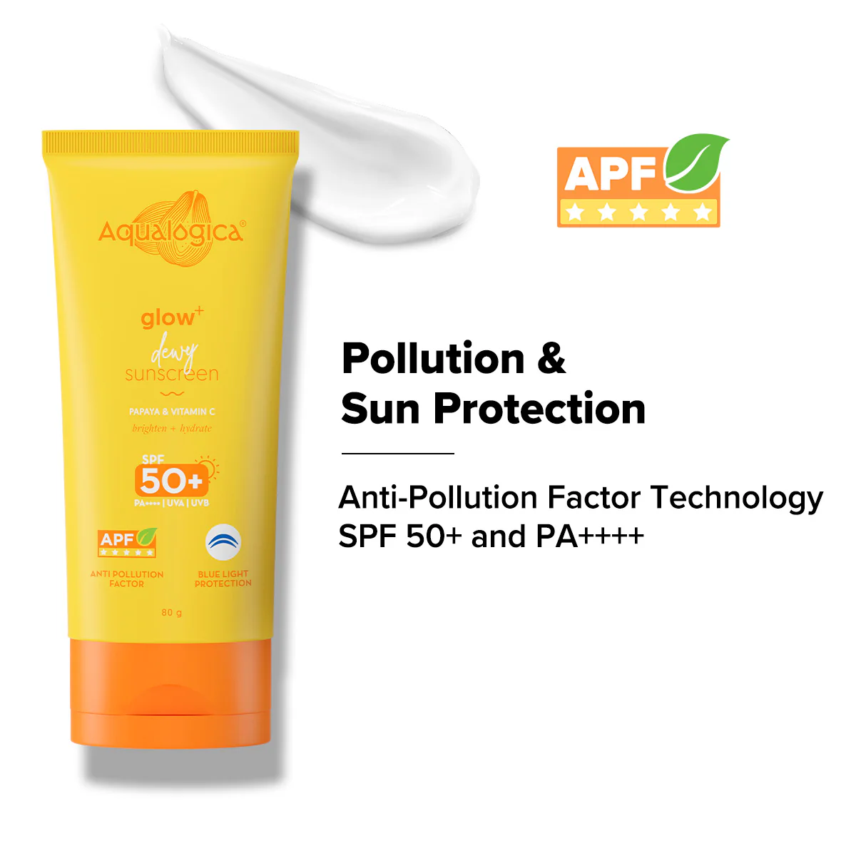 FREEBIE - Glow+ Dewy Sunscreen with SPF 50+ & PA++++ for UVA/B & Blue Light Protection & No White Cast - 80g - Image 12