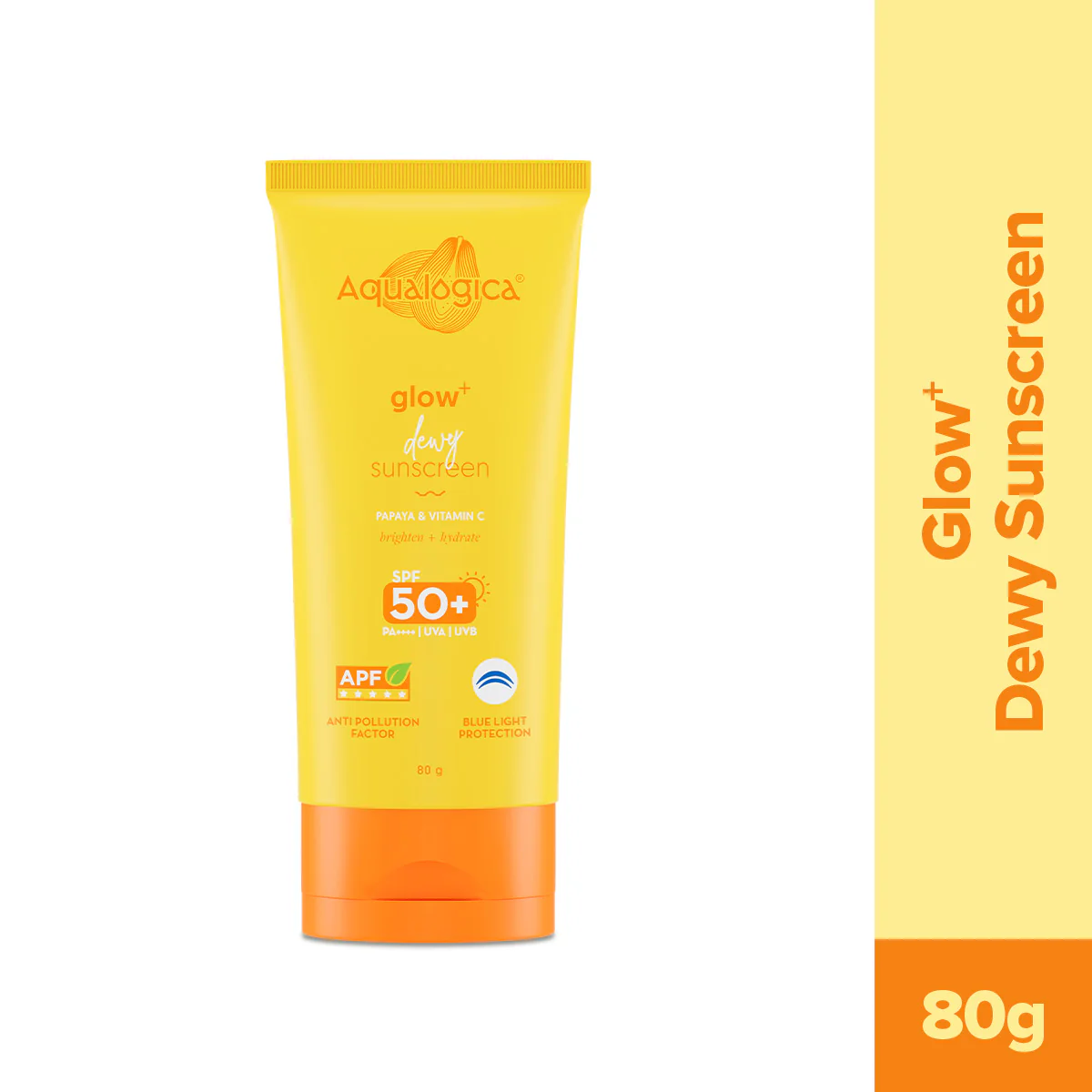 FREEBIE - Glow+ Dewy Sunscreen with SPF 50+ & PA++++ for UVA/B & Blue Light Protection & No White Cast - 80g - Image 4