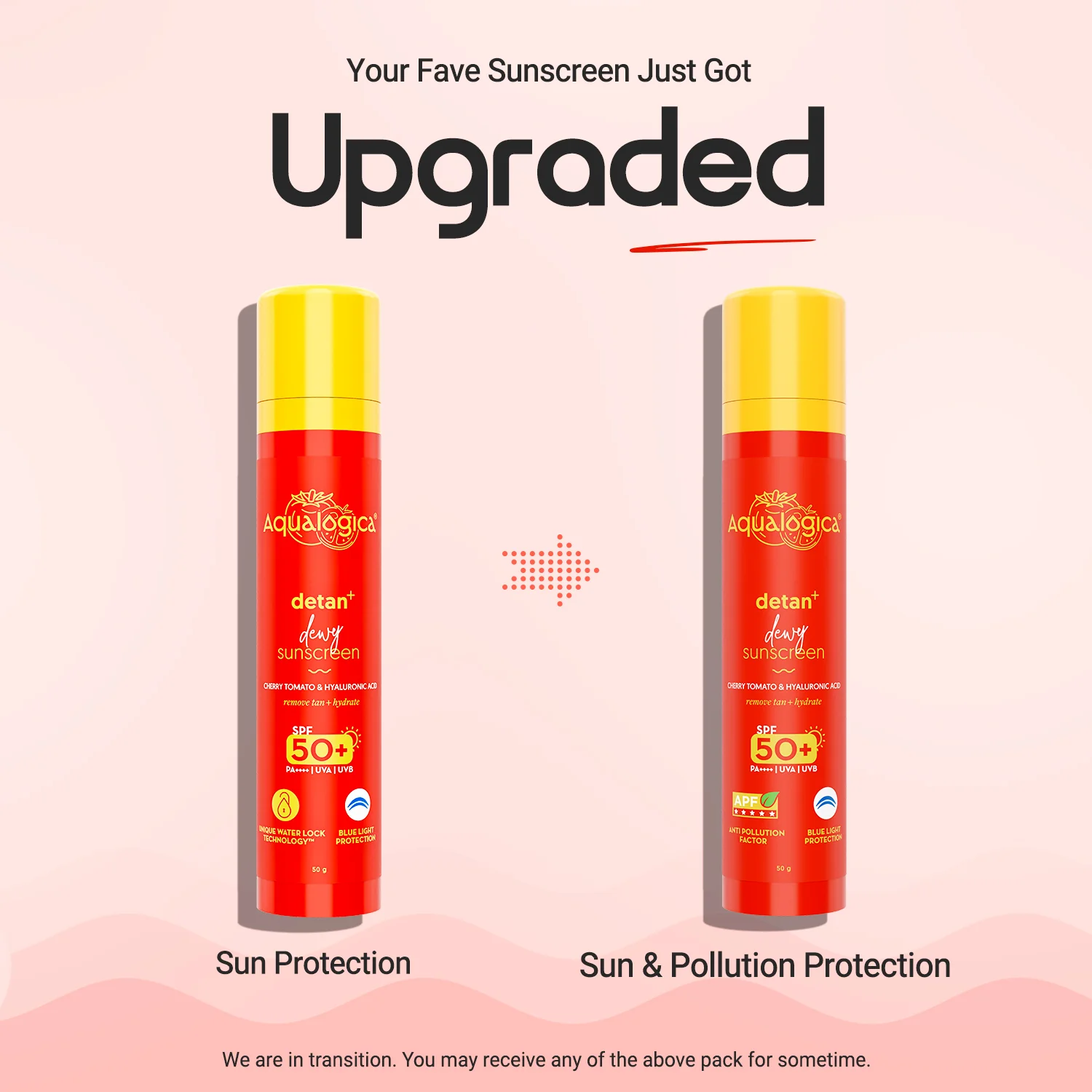 Detan+ Dewy Gel Sunscreen SPF 50+ PA++++  with 2% Kojic-Hyaluron Complex™ & Wild Berries - 50 g(Pack of 2) - Image 4