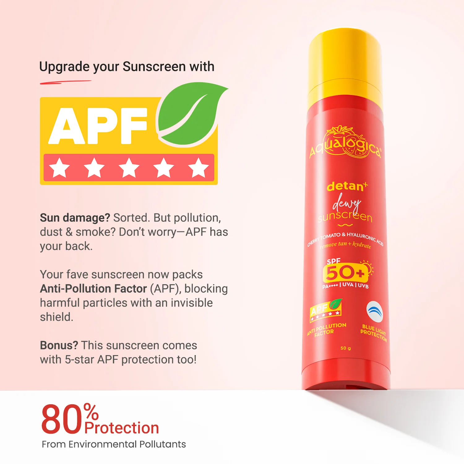 Detan+ Dewy Gel Sunscreen SPF 50+ PA++++  with 2% Kojic-Hyaluron Complex™ & Wild Berries - 50 g(Pack of 2) - Image 13