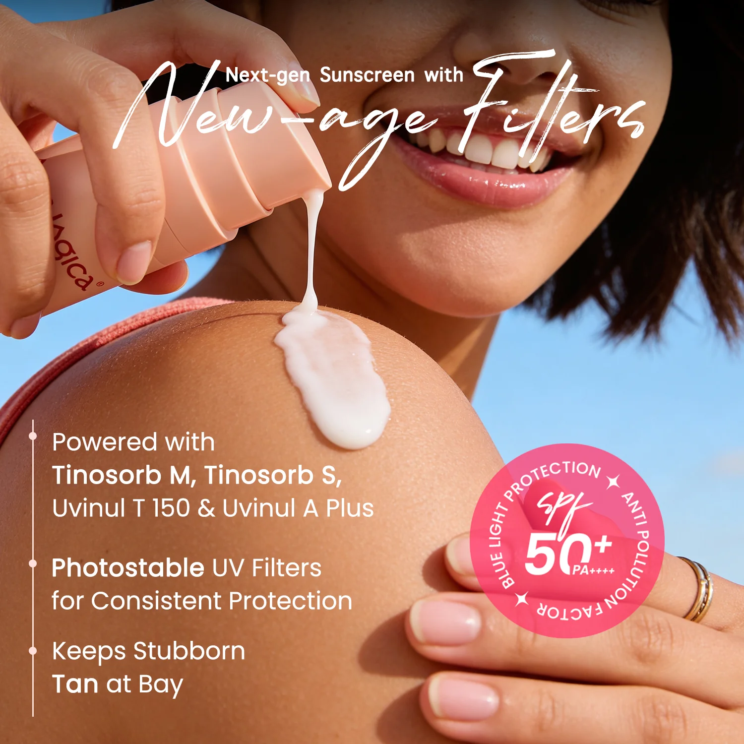 Detan+ Dewy Gel Sunscreen SPF 50+ PA++++  with 2% Kojic-Hyaluron Complex™ & Wild Berries - 50 g - Image 5