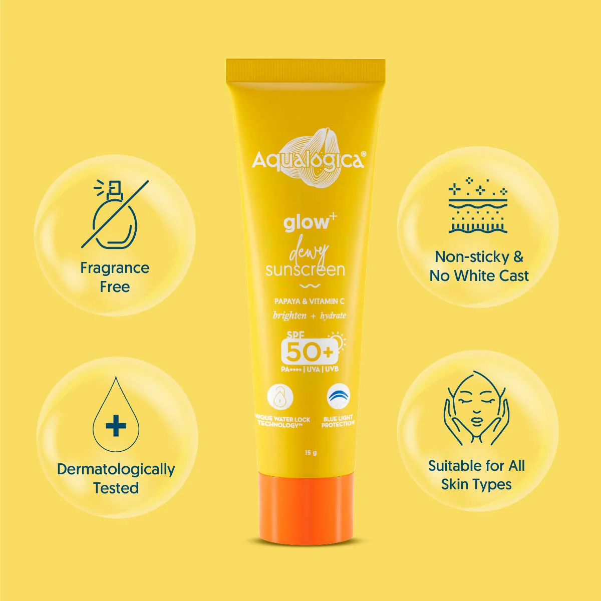 FREEBIE - Glow+ Dewy Sunscreen 15g - Image 2