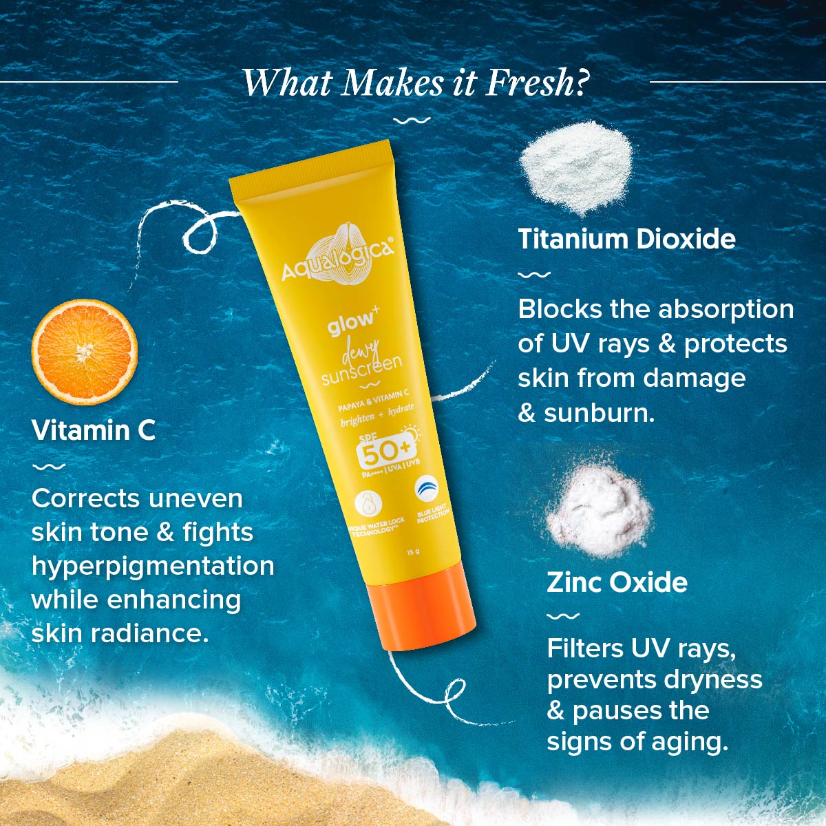 FREEBIE - Glow+ Dewy Sunscreen 15g - Image 4
