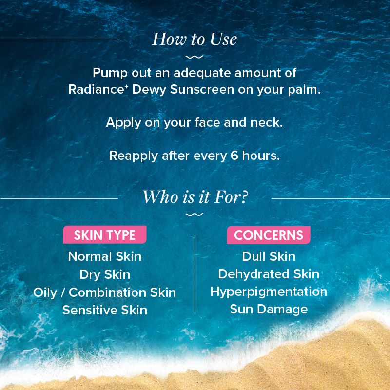 FREEBIE Radiance+ Dewy Sunscreen, 50g - Image 6