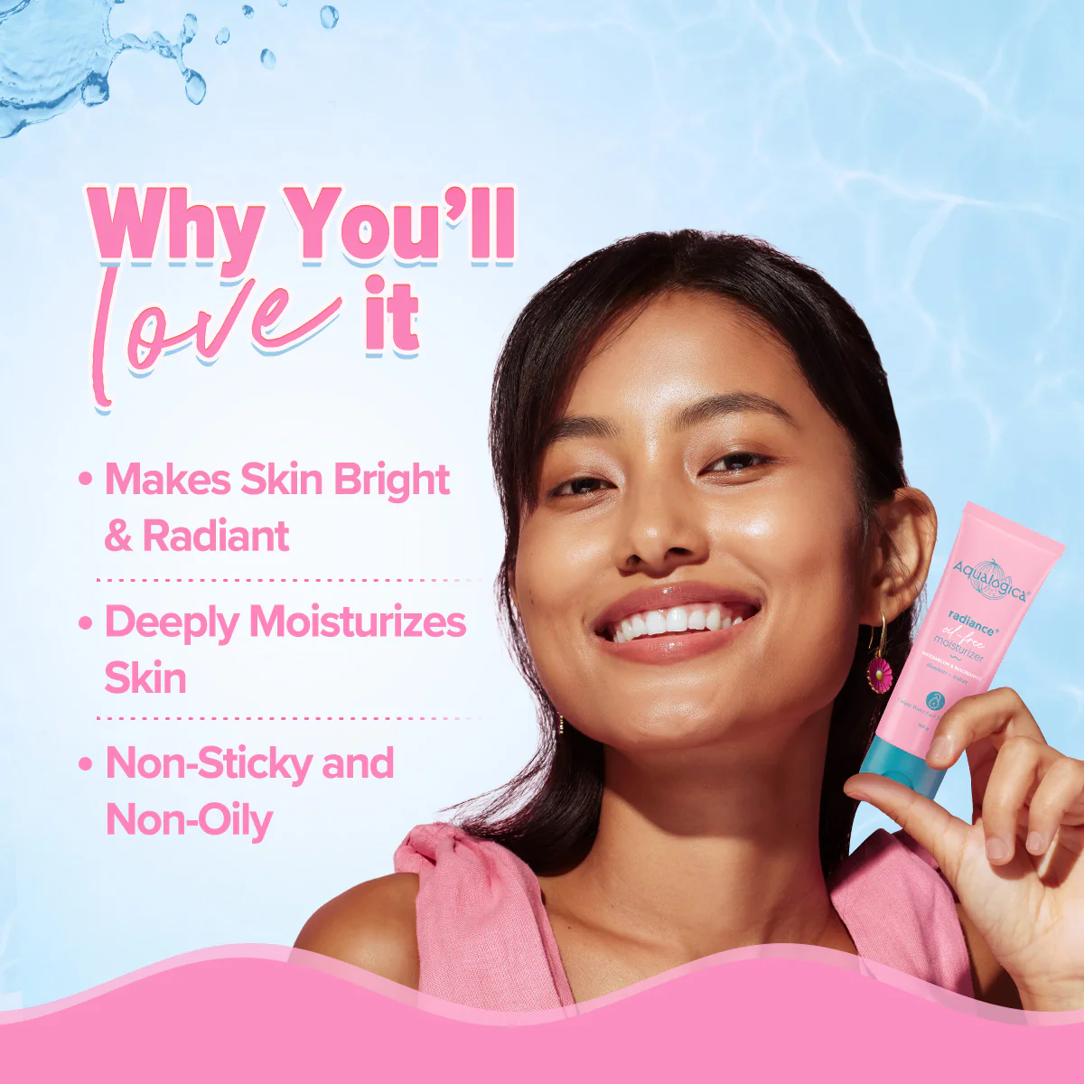 Radiance+ Oil Free Moisturizer with Watermelon & Niacinamide for Radiant Skin - 100g - Image 4