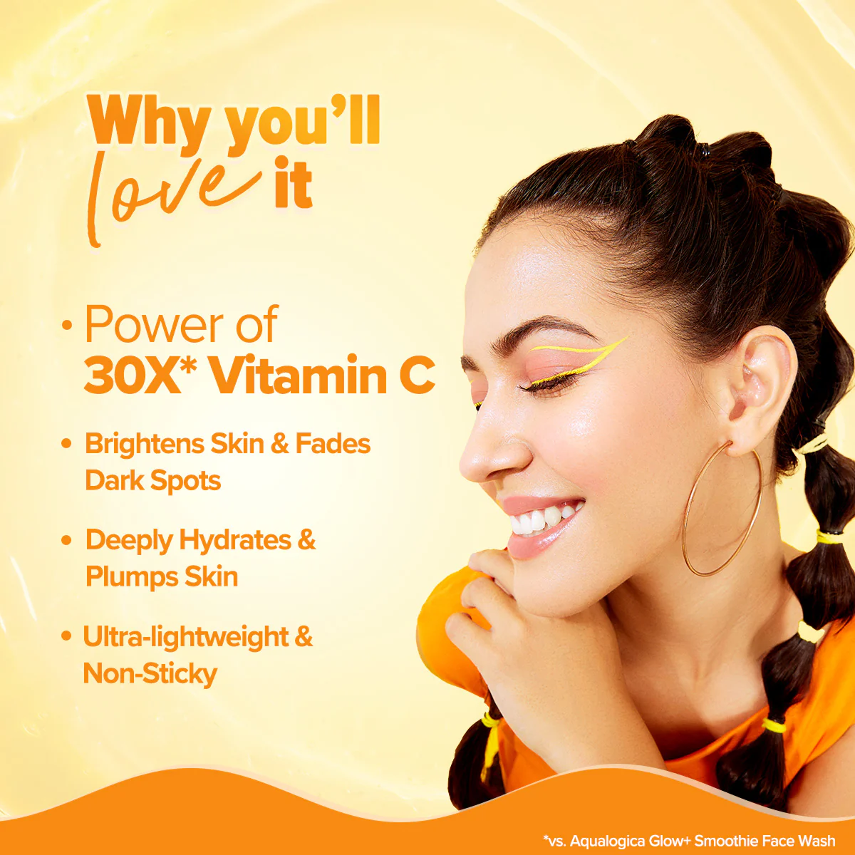 Glow+ 30X* Vitamin C Hydrating Essence Serum- 50ml - Image 3
