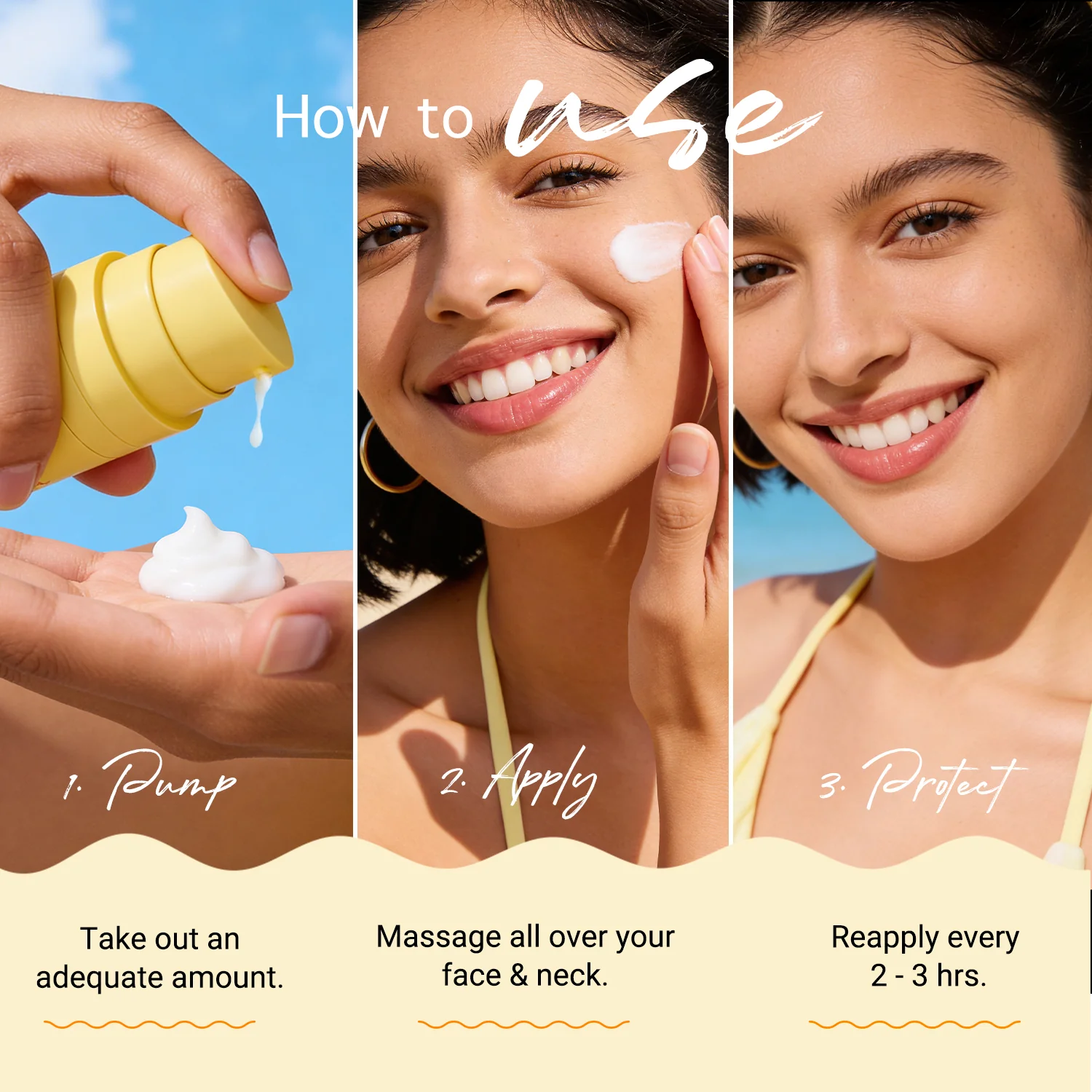 Glow+ Dewy Gel Sunscreen In-Vivo Tested SPF 50+ PA++++ with Papaya & Vitamin C - 50g (Pack of 2) - Image 5