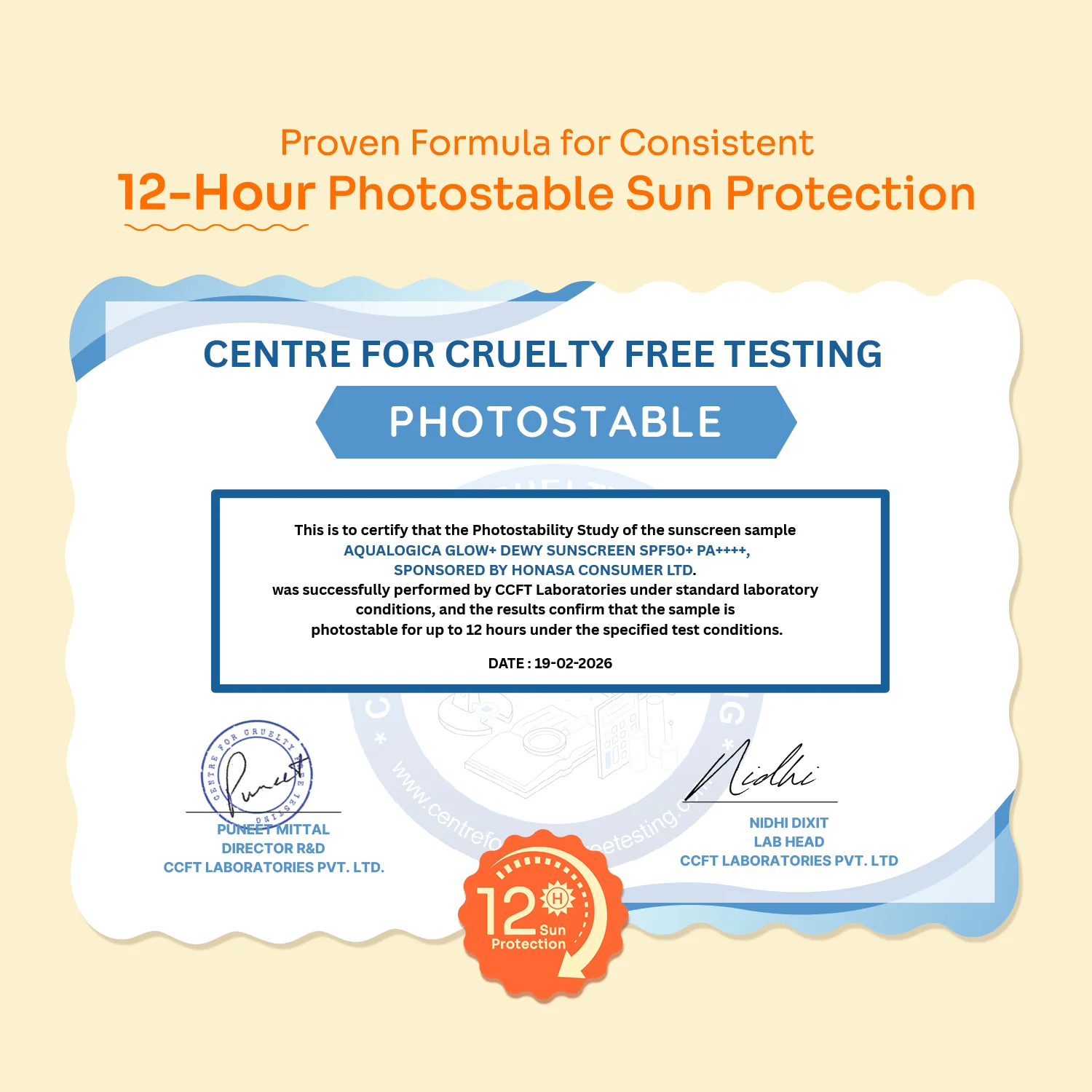 Glow+ Dewy Gel Sunscreen In-Vivo Tested SPF 50+ PA++++ with Papaya & Vitamin C - 80g - Image 5