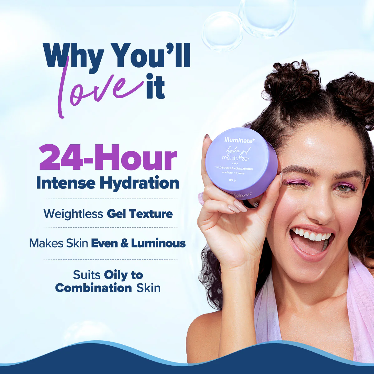 Freebie - Illuminate + Hydra Gel Moisturizer with Wild Berries & Alpha Arbutin - 20g - Image 6