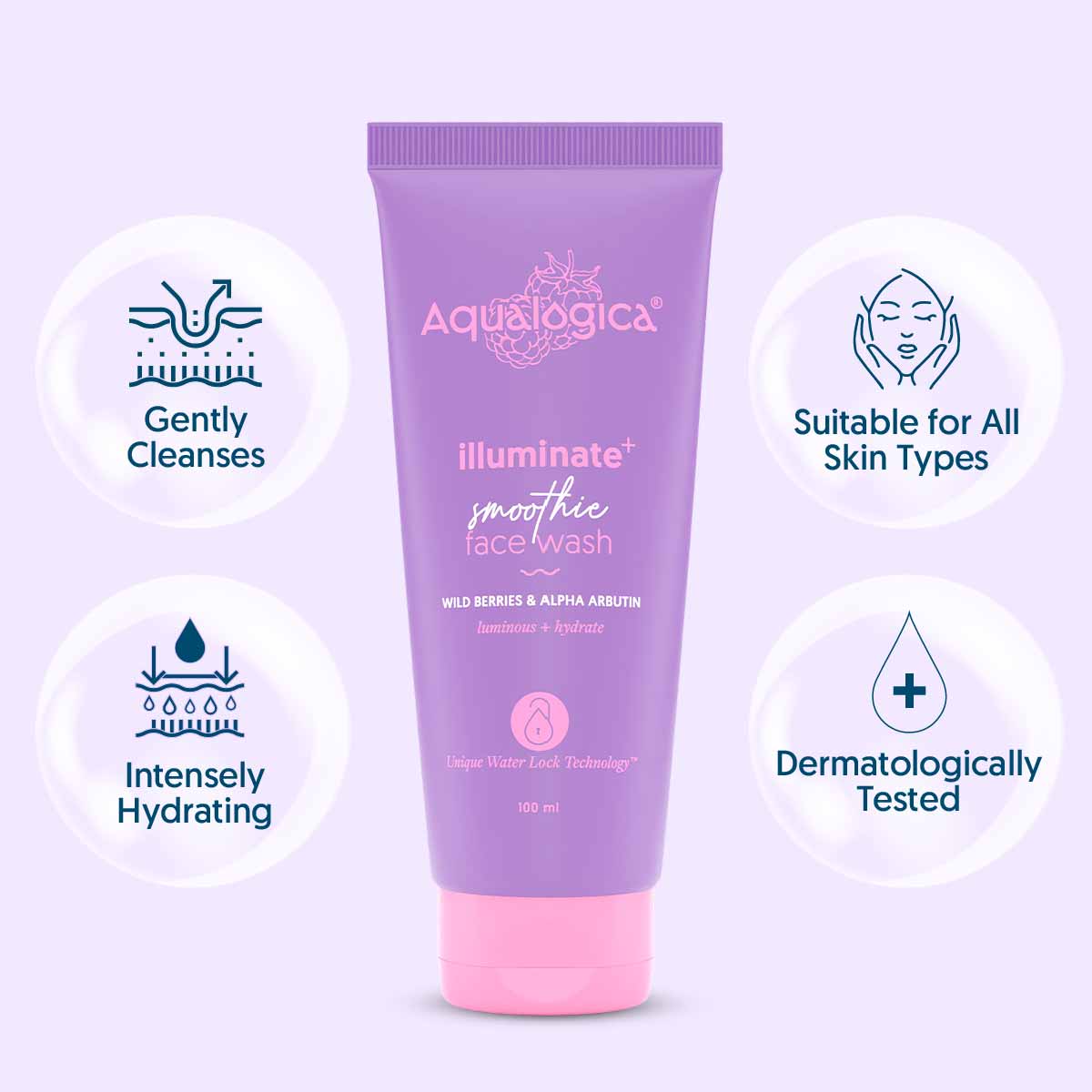 FREEBIE Illuminate+ Smoothie Face Wash - 100ml - Image 2