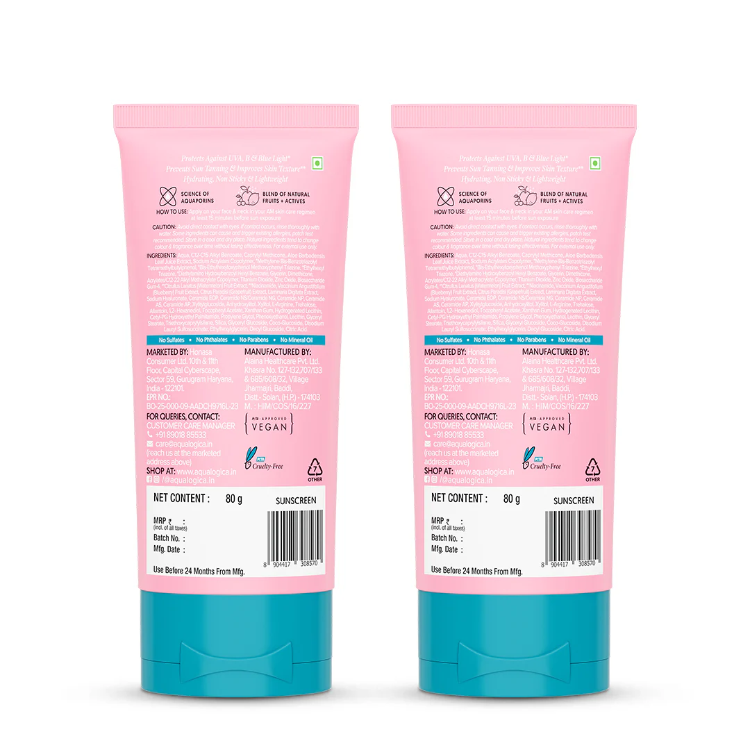 Radiance+ Dewy Sunscreen In-Vivo Tested with Watermelon & Niacinamide with SPF 50 & PA++++ - 80g (Pack of 2) - Image 13