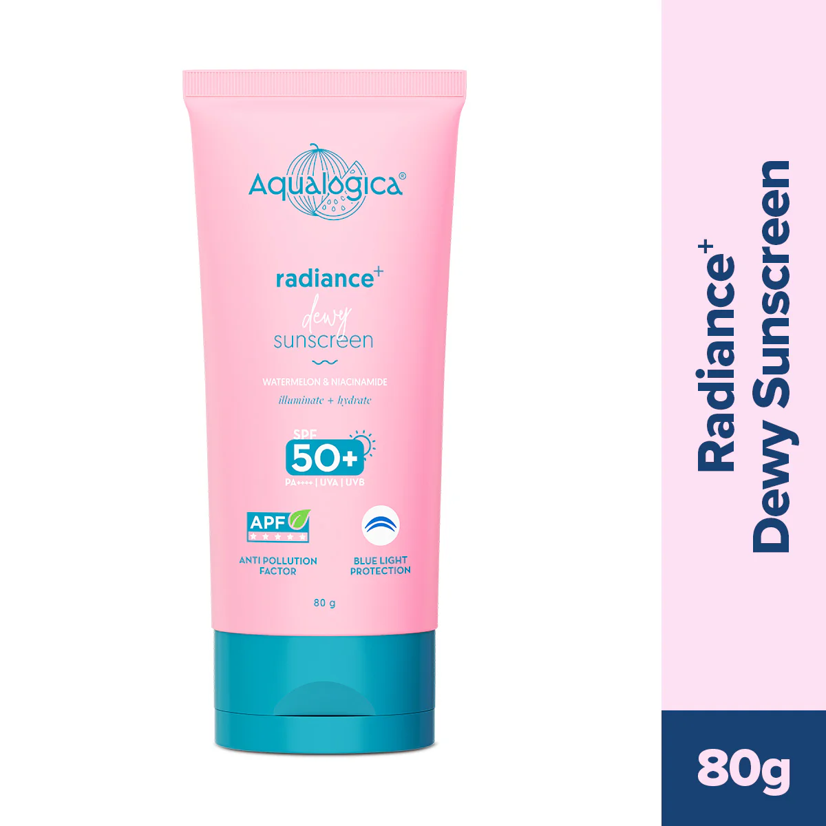 Radiance+ Dewy Sunscreen In-Vivo Tested with Watermelon & Niacinamide with SPF 50 & PA++++ - 80g (Pack of 2) - Image 3