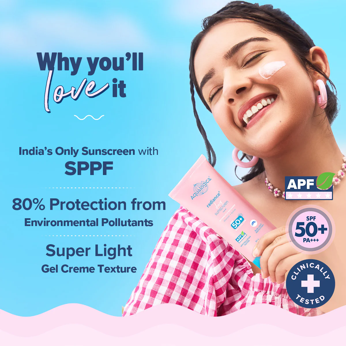 Radiance+ Dewy Sunscreen In-Vivo Tested with Watermelon & Niacinamide with SPF 50 & PA++++ - 80g (Pack of 2) - Image 5
