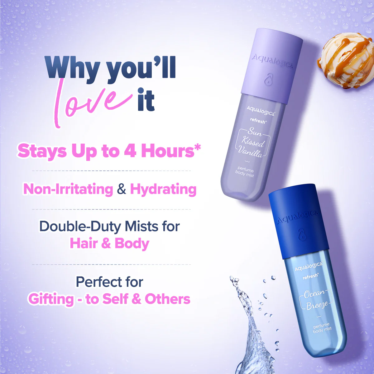 Refresh+ Ocean Breeze & Vanilla Kiss Body Mist Duo - Image 4